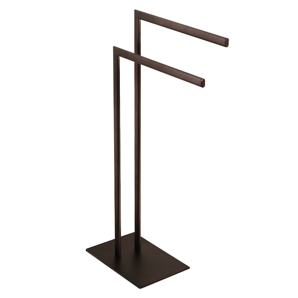 SCC3095 Edenscape Pedestal Dual Towel Rack, Oil Rubbed Bronze